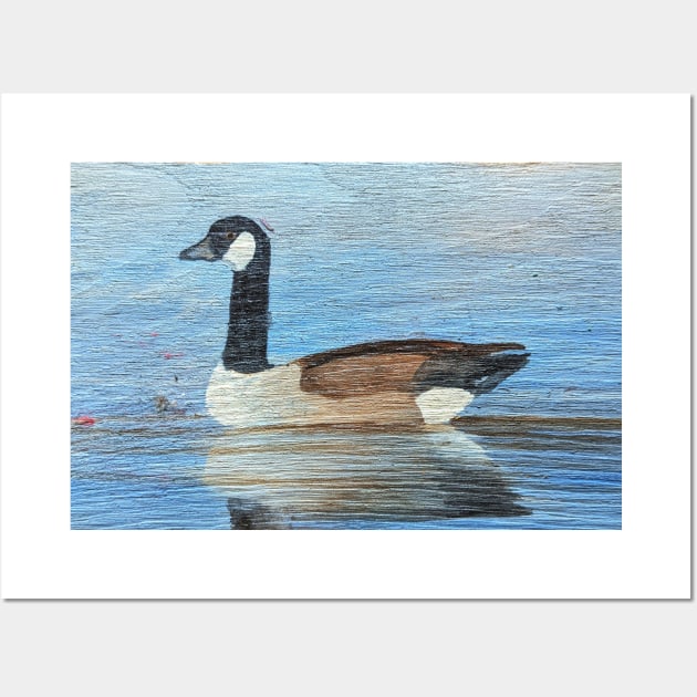 Canada Goose Reflections on the Lake Wall Art by Matt Starr Fine Art